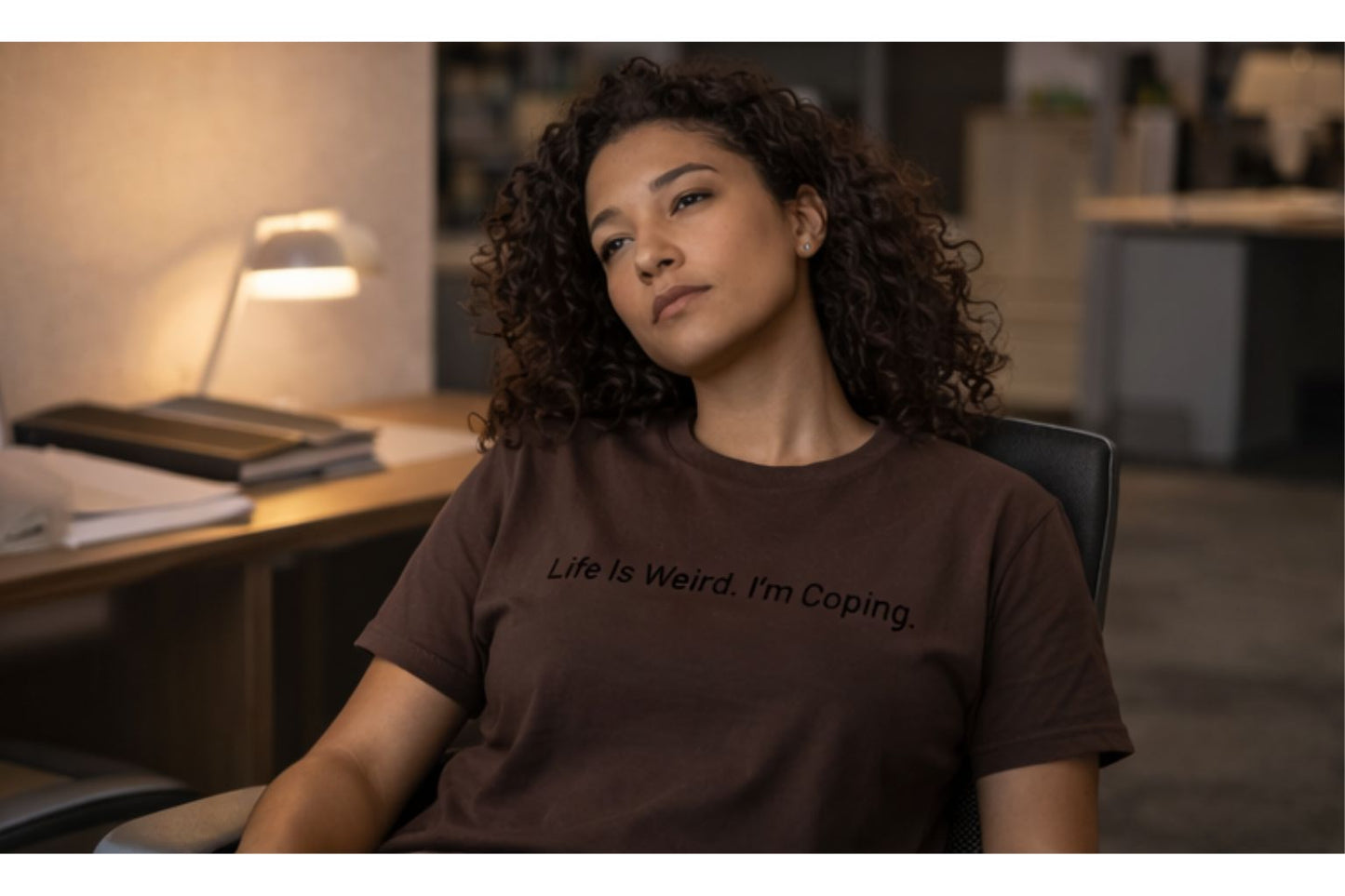 Life is Weird. I'm Coping. – Existential Humor Unisex T-Shirt