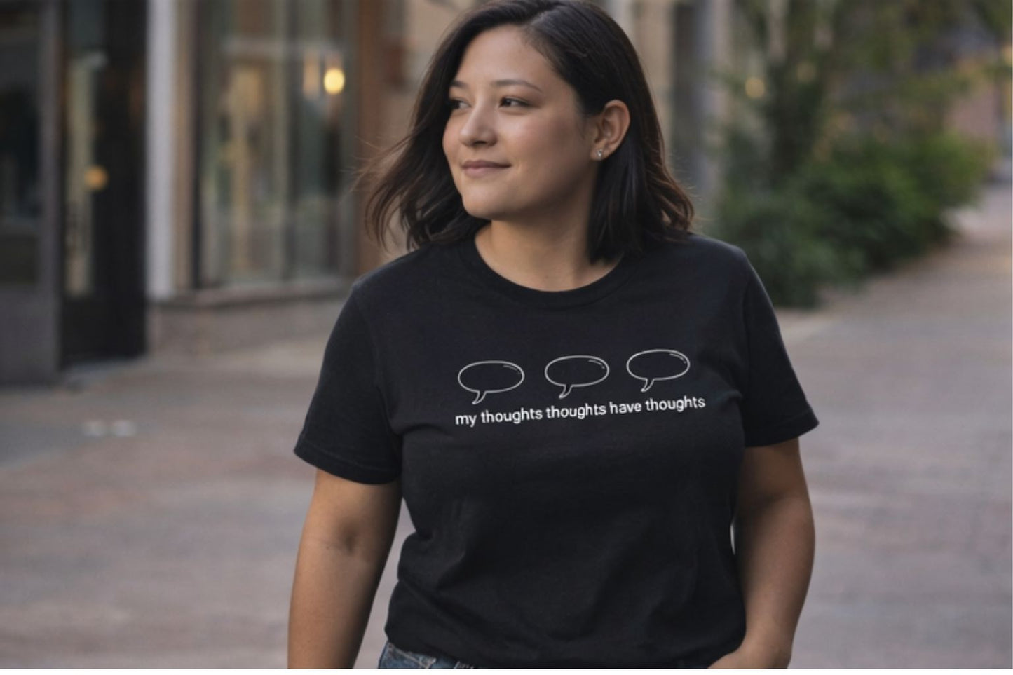 My Thoughts Thoughts Have Thoughts – Existential Humor Unisex T-Shirt