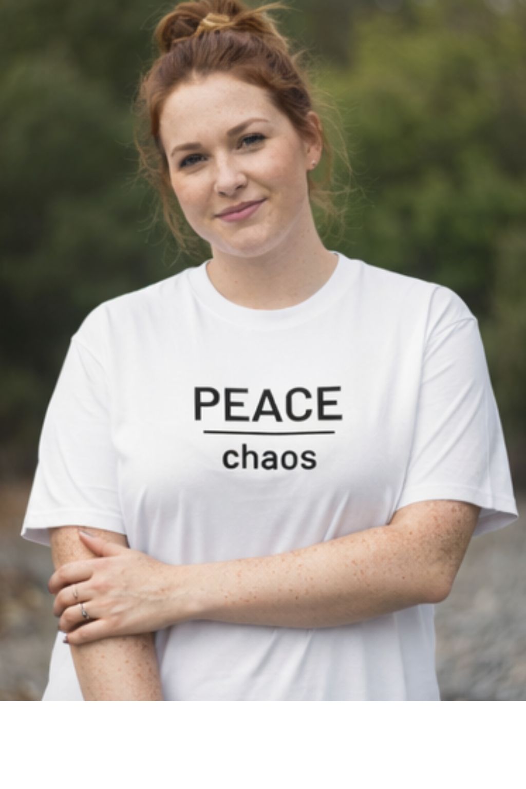 Peace Over Chaos T-Shirt (White)