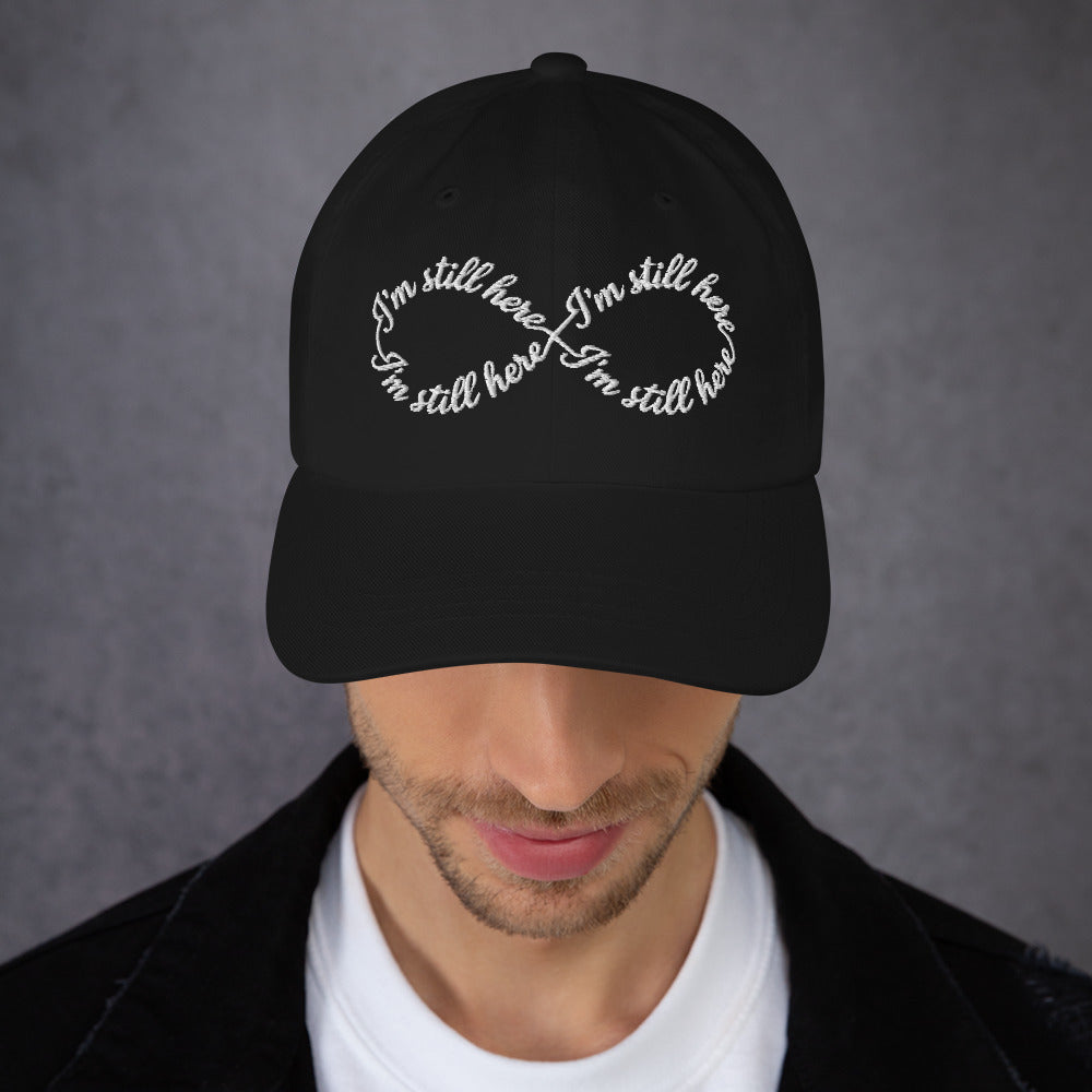 I'm Still Here Infinity Hat in black — Still Here Co. dark colors