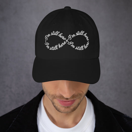 I'm Still Here Infinity Hat in black — Still Here Co. dark colors