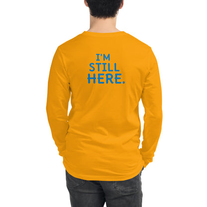 Underneath It All gold tee back — Still Here Co. minimalist apparel