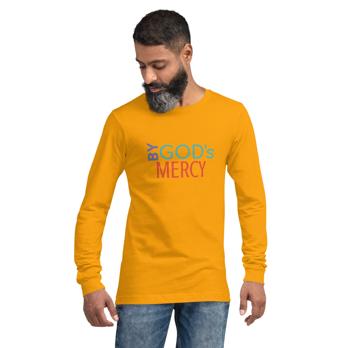 BY GOD’S MERCY Unisex Long Sleeve Tee