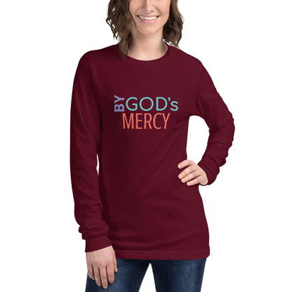 BY GOD’S MERCY Unisex Long Sleeve Tee