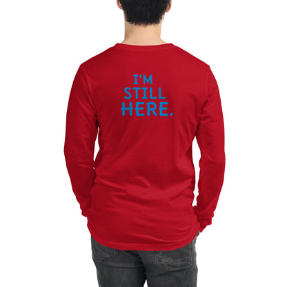 Underneath It All red tee back — Still Here Co.