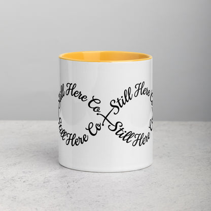 Still Here Co. Infinity Mug in golden yellow 11oz — Still Here Co.