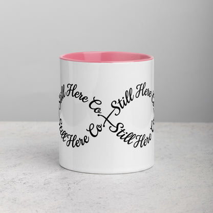 Still Here Co. Infinity Mug in pink 11oz — Still Here Co. ceramic mug