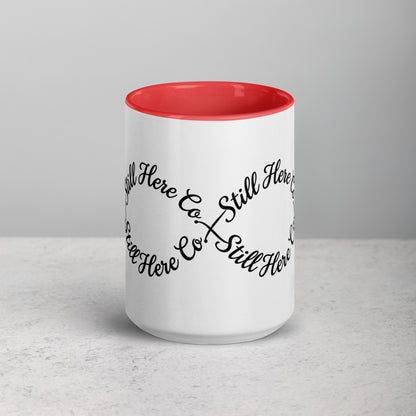 Still Here Co. Infinity Mug in red 15oz — Still Here Co. ceramic mug